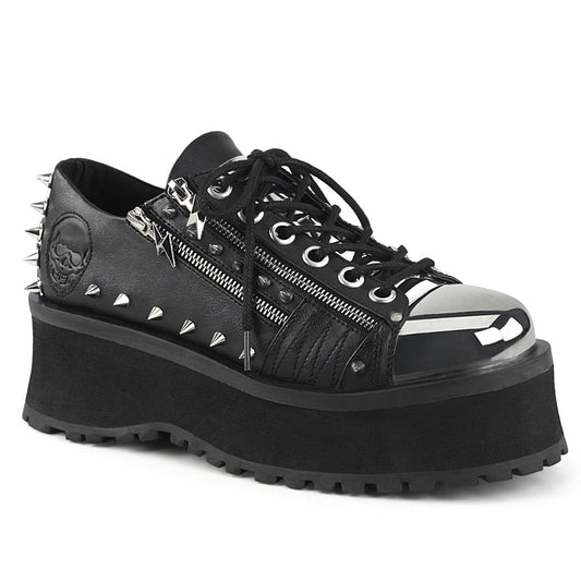 GRAVEDIGGER-04 Demoniacult Alternative Footwear Unisex Platforms