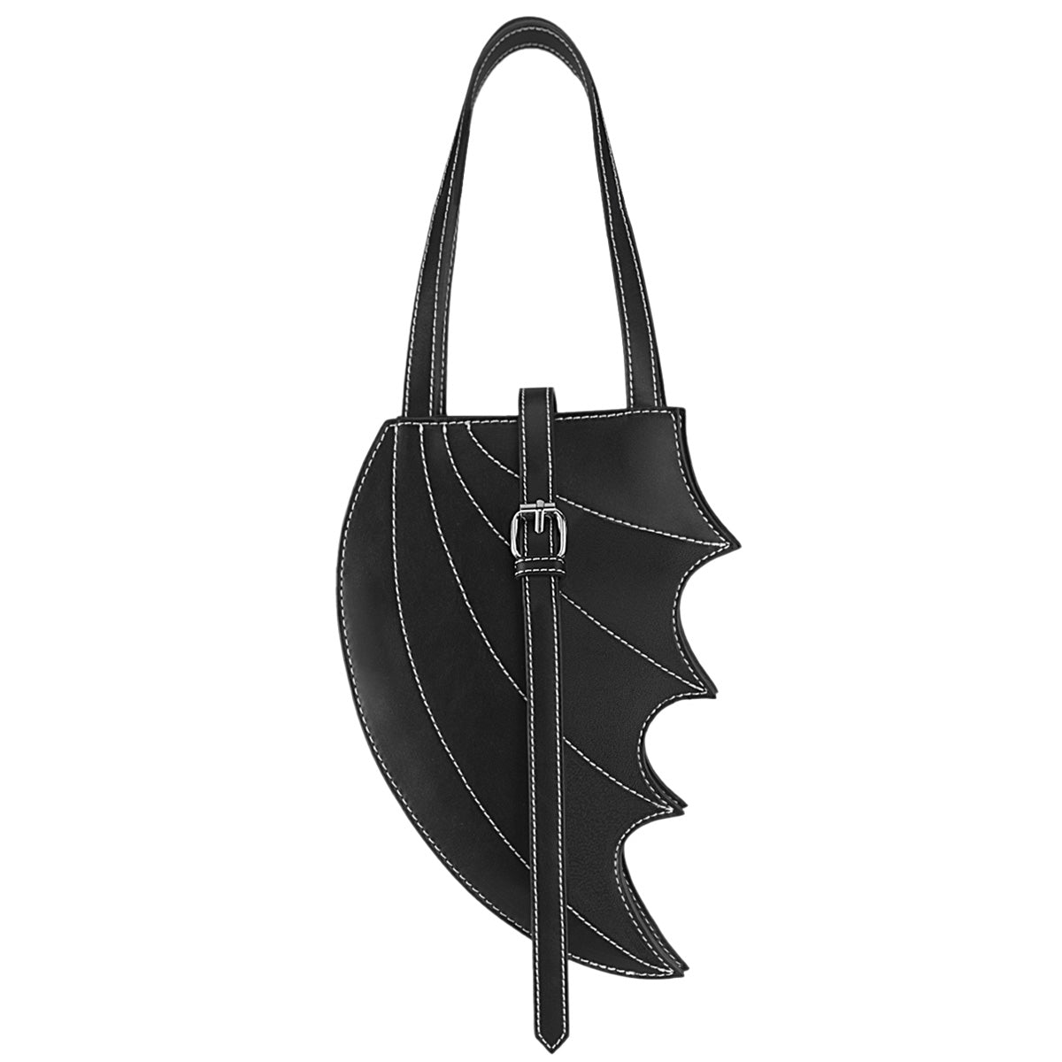HB-215 Demonia Blk Vegan Leather Alternative Handbag