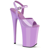 Lavender 9 Inch Large High Fetish Heels -  Pleaser INFINITY-909