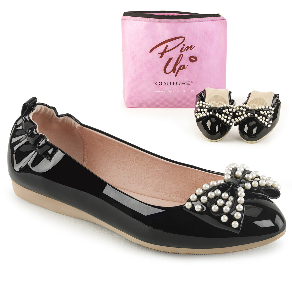 Black  Costume Single Soles -  Pin Up Couture IVY-09