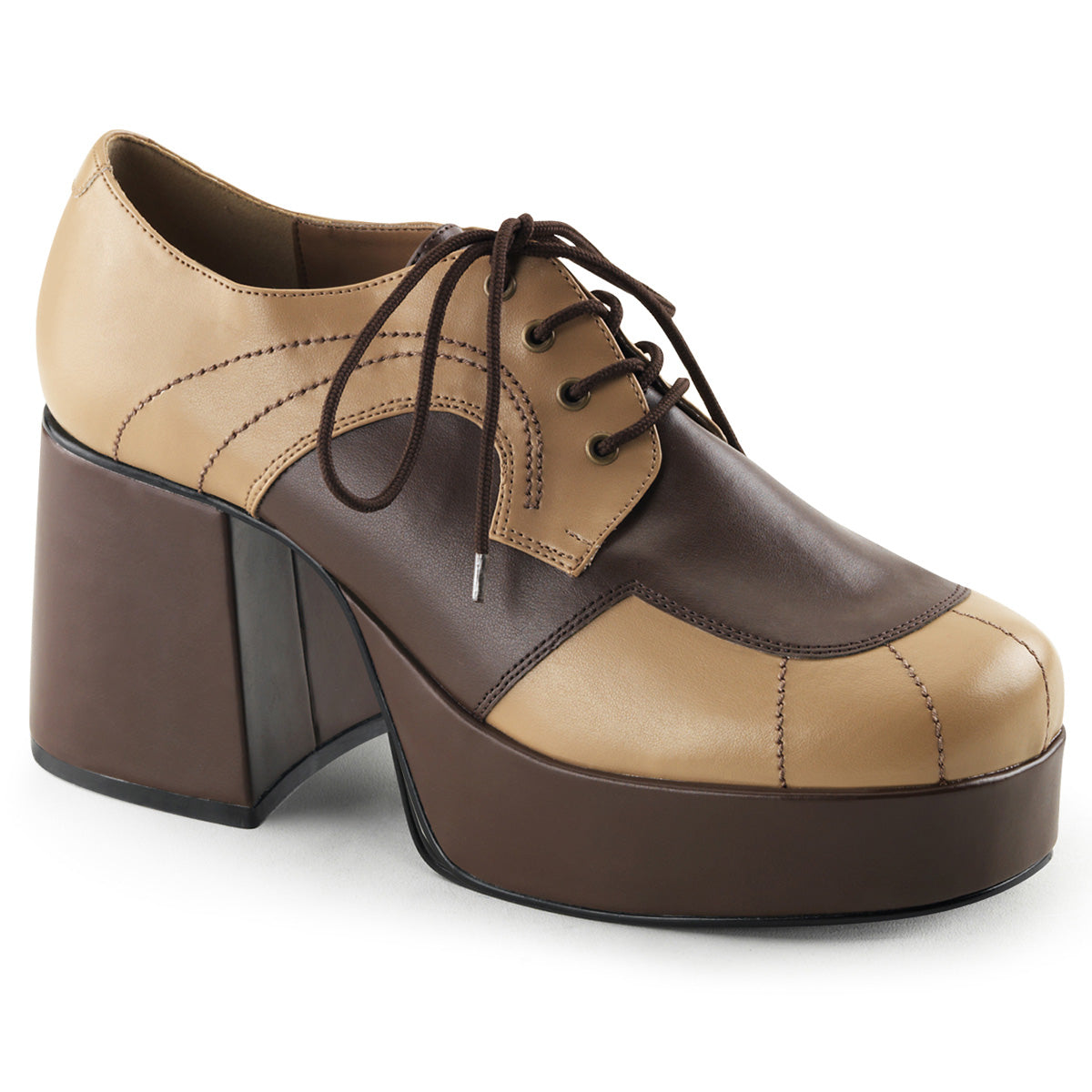 Jazz-06 Funtasma Tan-Brown PU Men's Shoes