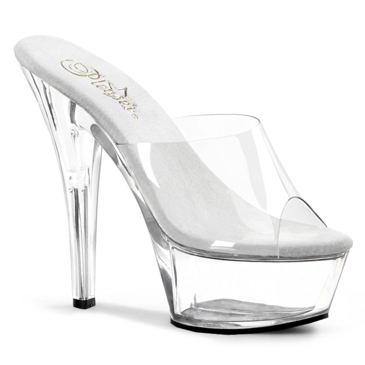 Clear 6 Inch Exotic Dancer Platform Shoes -  Pleaser KISS-201