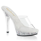 Clear 5 Inch Posing Shoes -  Fabulicious LIP-101RSI