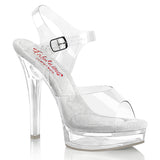 Clear 5 Inch Bikini Fitness Shoes -  Fabulicious MAJESTY-508