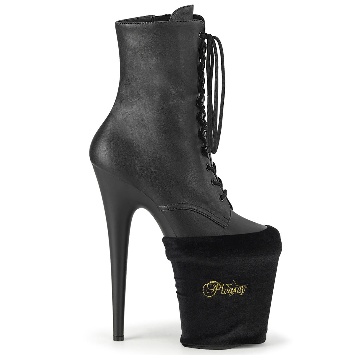 PSP-BVEL Pleasers Pole Shoe Protectors Black Velvet