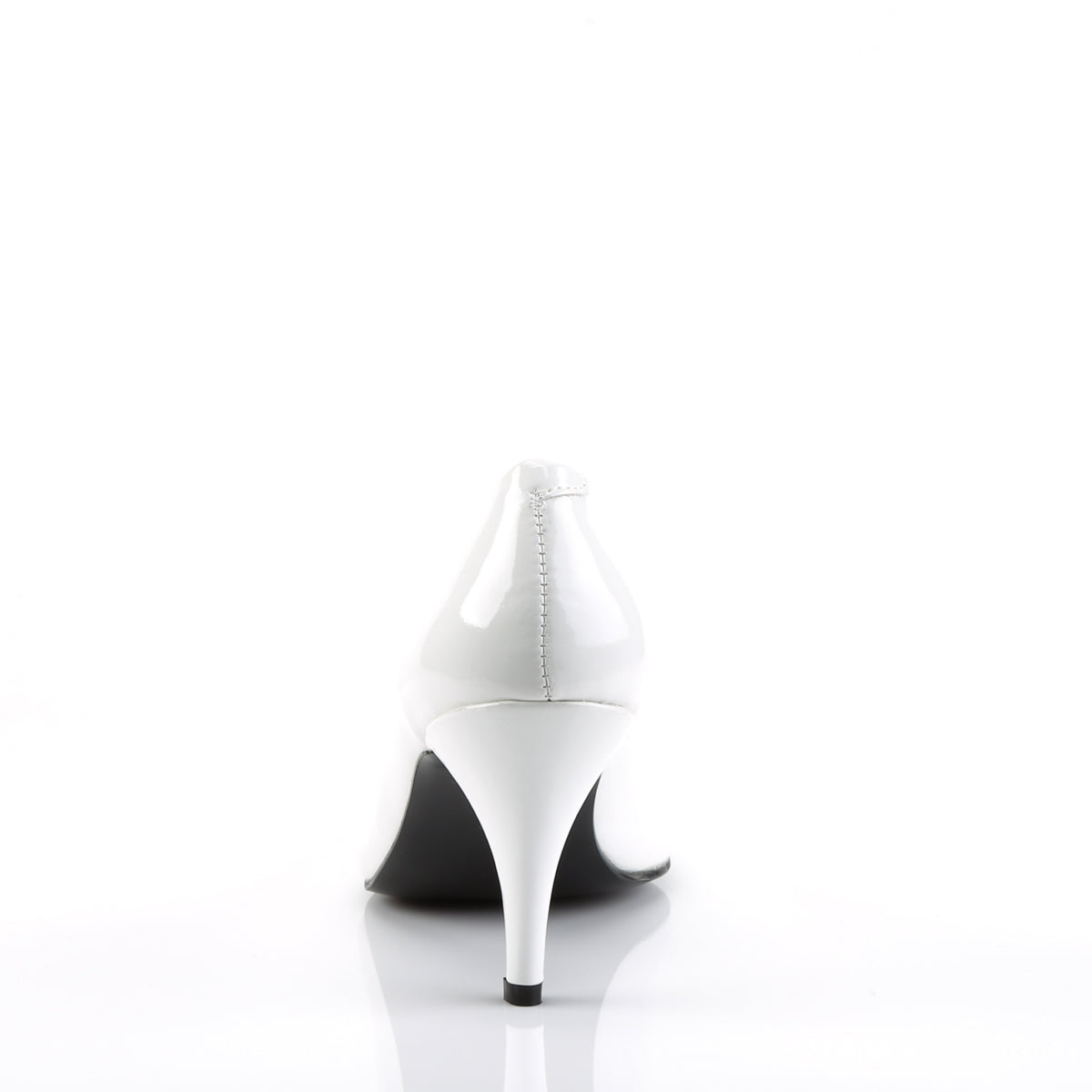 PUMP-420 Pleasers Funtasma 3 Inch Heel White Patent Women's Sexy Shoe