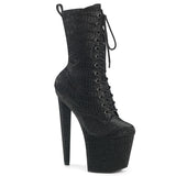 RAZZLE-1040WR PLEASER REPTILE REPTILE PLATULLA DE IMPRESIÓN LACE UP TOBLE BOOTS