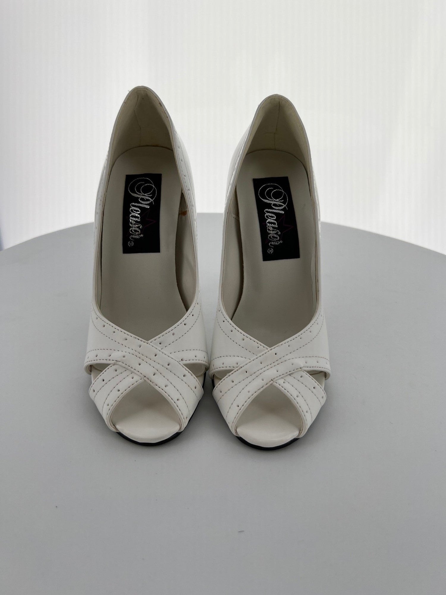 SEDUCE-215 High Heels – White Elegant Statement Shoes