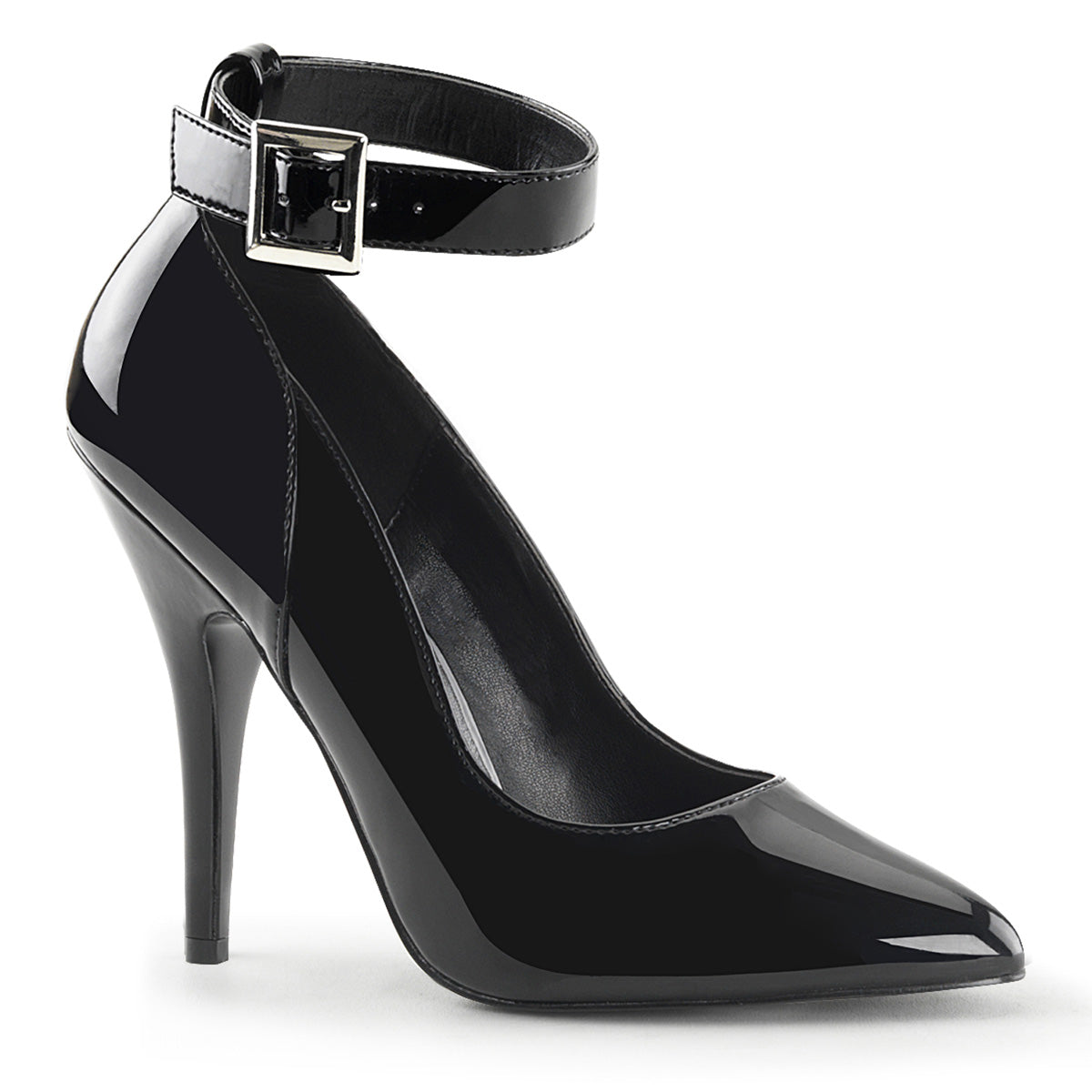 Black 5 Inch Tempting Bedroom Heels -  Pleaser SEDUCE-431