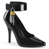 Black 5 Inch Bedroom Style Single Sole Shoes -  Pleaser SEDUCE-432