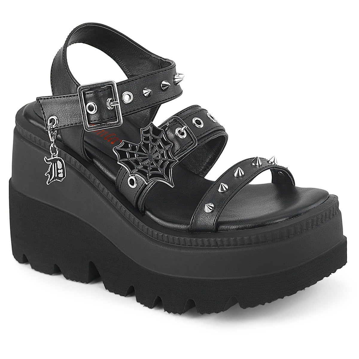 Black  Alternative Women's Sandals -  Demonia Cult SHAKER-13