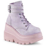 SHAKER-52 Demonia Alternative Footwear Womans Boots Lavendar