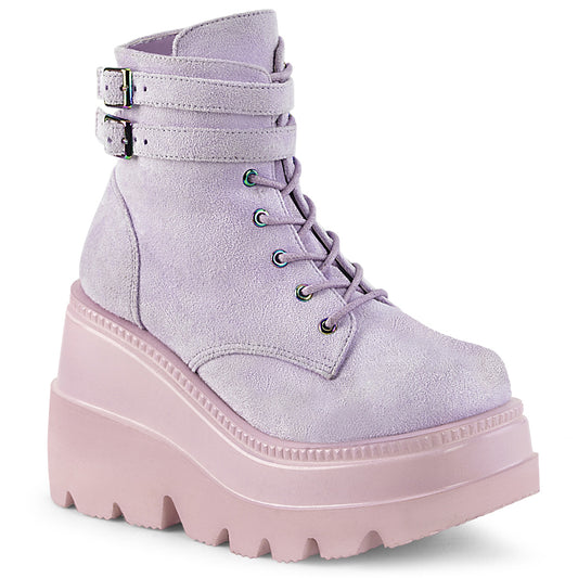 SHAKER-52 Demonia Alternative Footwear Womans Boots Lavendar