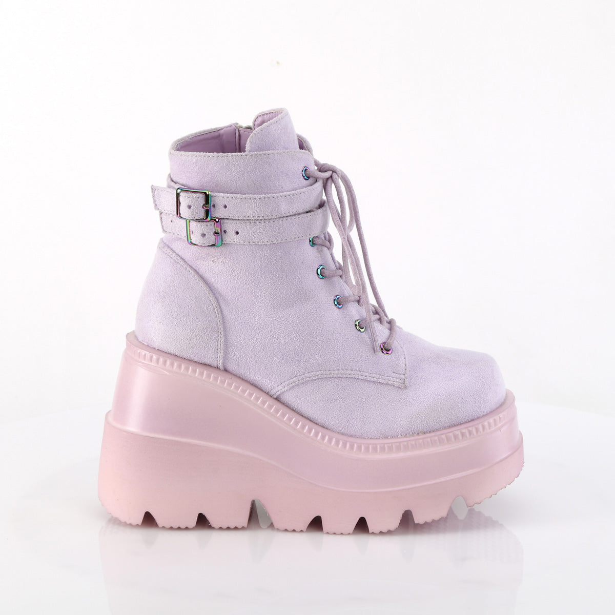 SHAKER-52 Demonia Alternative Footwear Womans Boots Lavendar