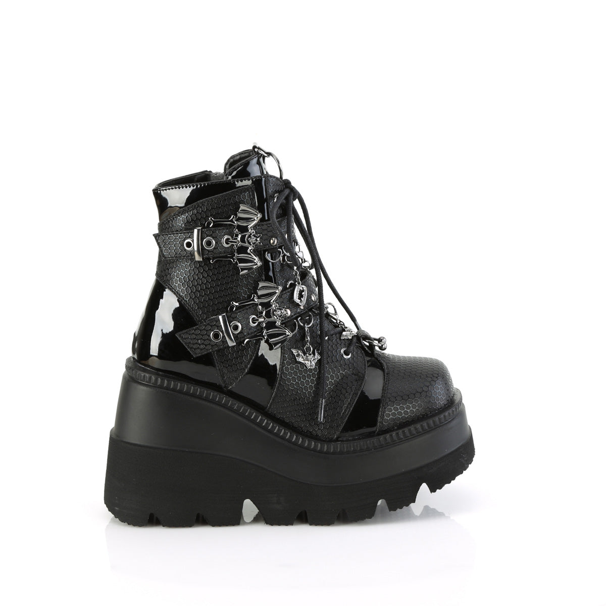 SHAKER-66 Demoniacult Alternative Footwear Women's Ankle Boots