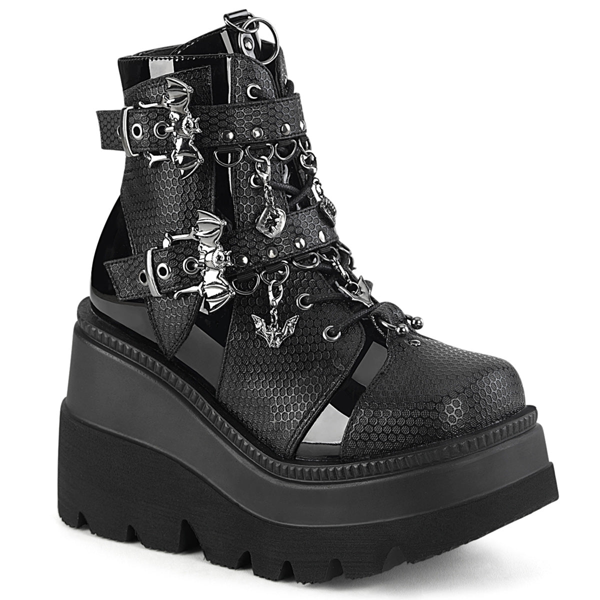 SHAKER-66 Demoniacult Alternative Footwear Women's Ankle Boots