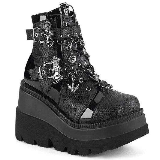 SHAKER-66 Demoniacult Alternative Footwear Women's Ankle Boots