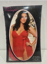 STM9111X Red Lingerie Babydoll Set