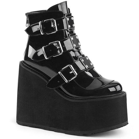 SWING-105 Demoniacult Alternative Footwear Women's Ankle Boots
