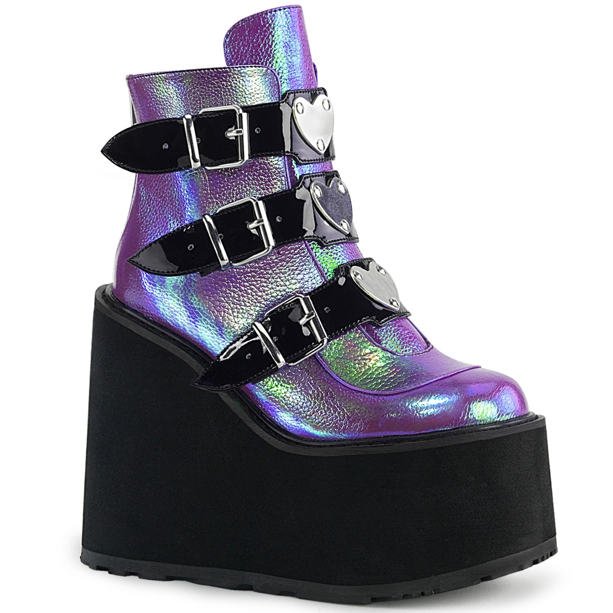 SWING-105 Demoniacult Alternative Footwear Women's Ankle Boots