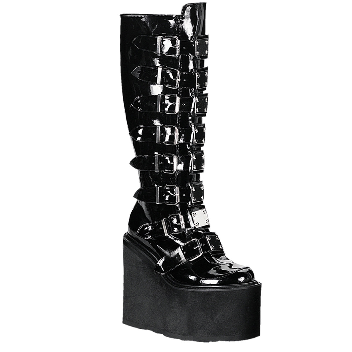 SWING-815 Demoniacult Alternative Footwear Women's Knee High Boots