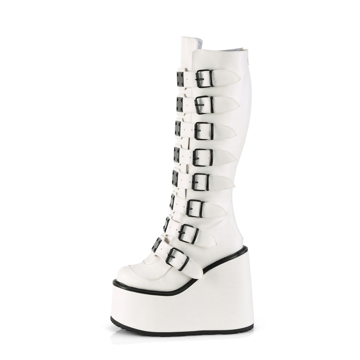 SWING-815 Demoniacult Alternative Footwear Women's Knee High Boots