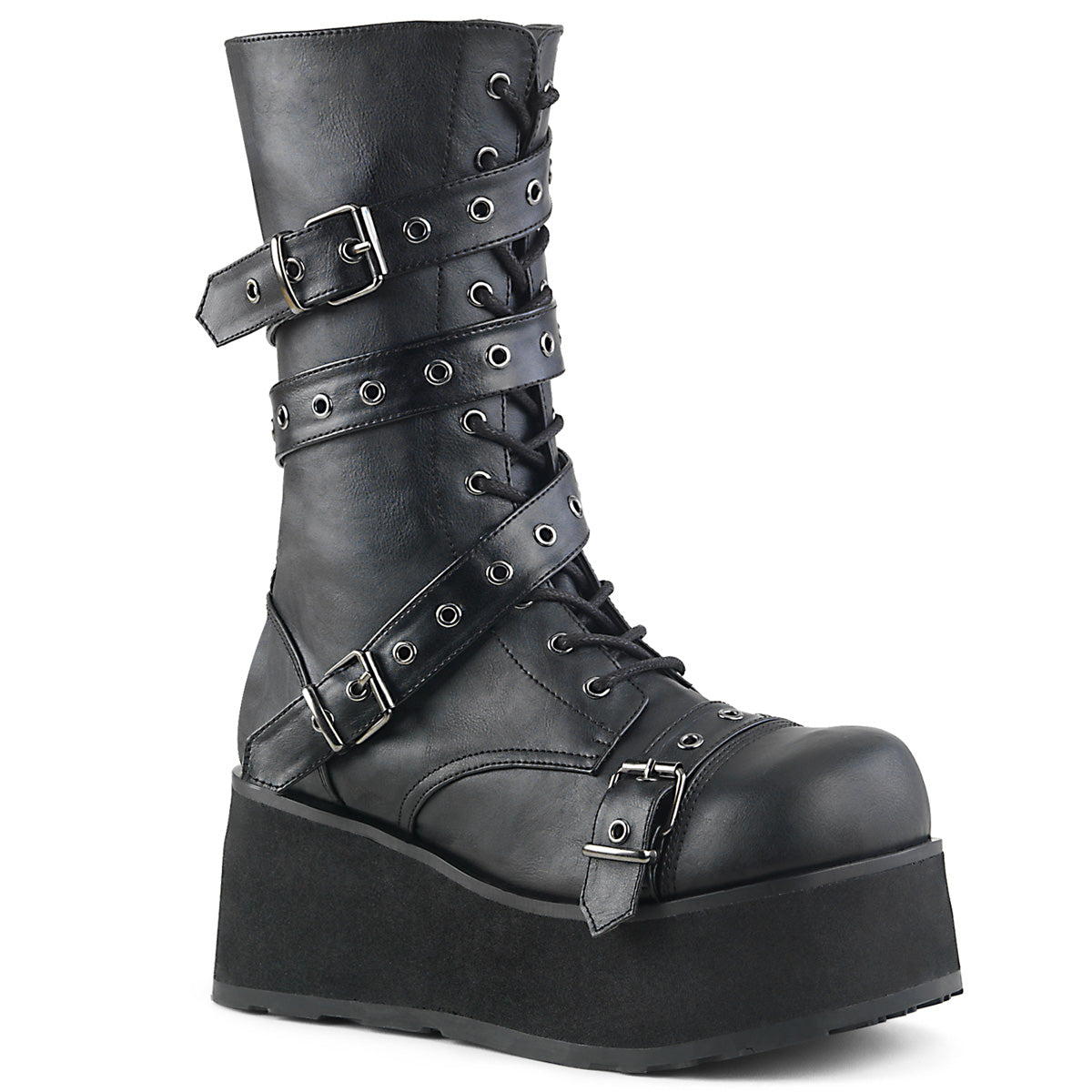 Trashville-205 демоникульт альтернативная обувь Unisex Platform Boots