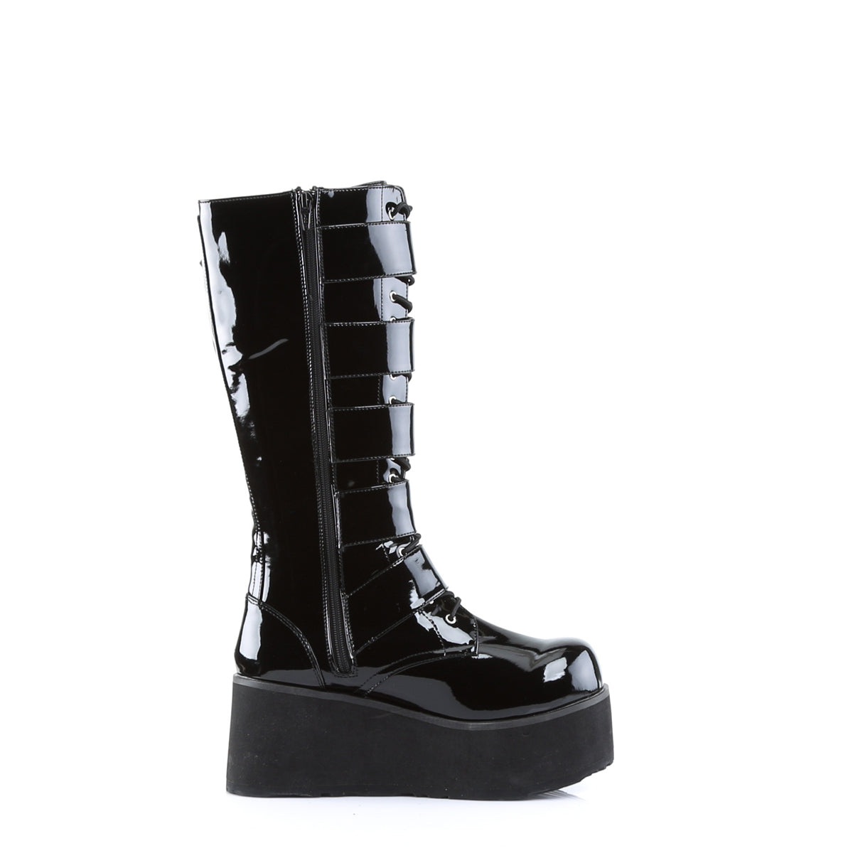 TRASHVILLE-518 Demoniacult Alternative Footwear Unisex Platforms Boots