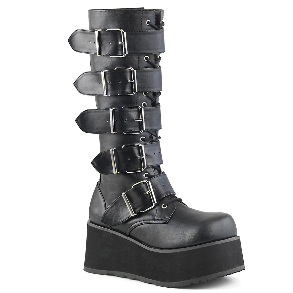 TRASHVILLE-518 Demoniacult Alternative Footwear Unisex Platforms Boots