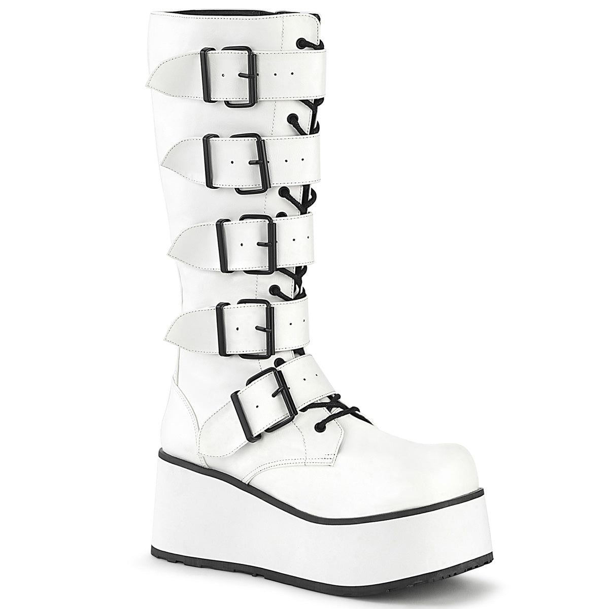 TRASHVILLE-518 Demoniacult Alternative Footwear Unisex Platforms Boots