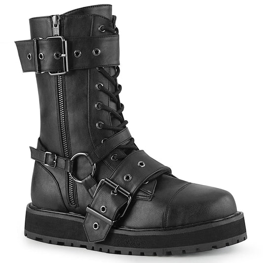 VALOR-220 Demoniacult Alternative Footwear Unisex Platforms Boots