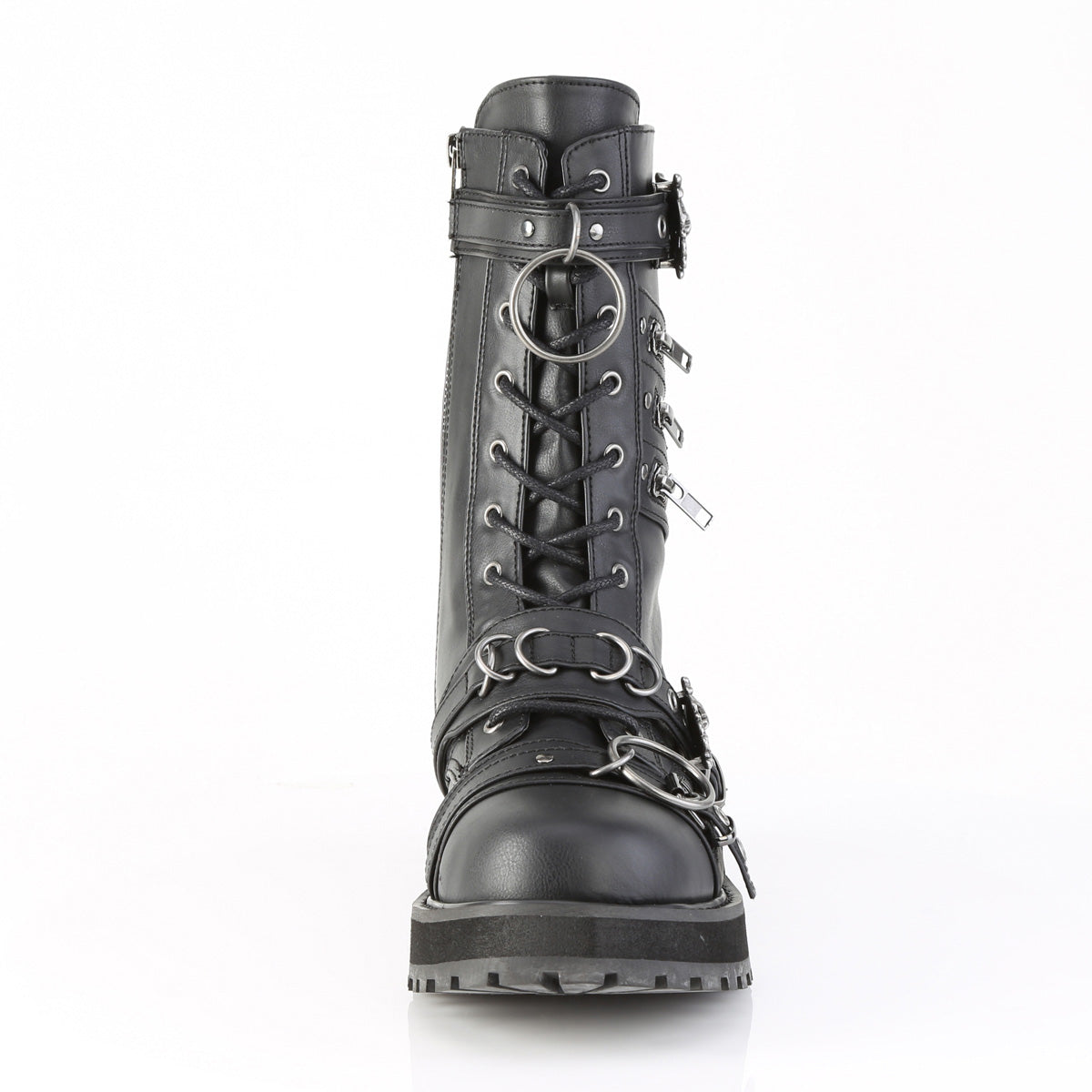 VALOR-240 Demonia Blk Vegan Leather Alternative Footwear