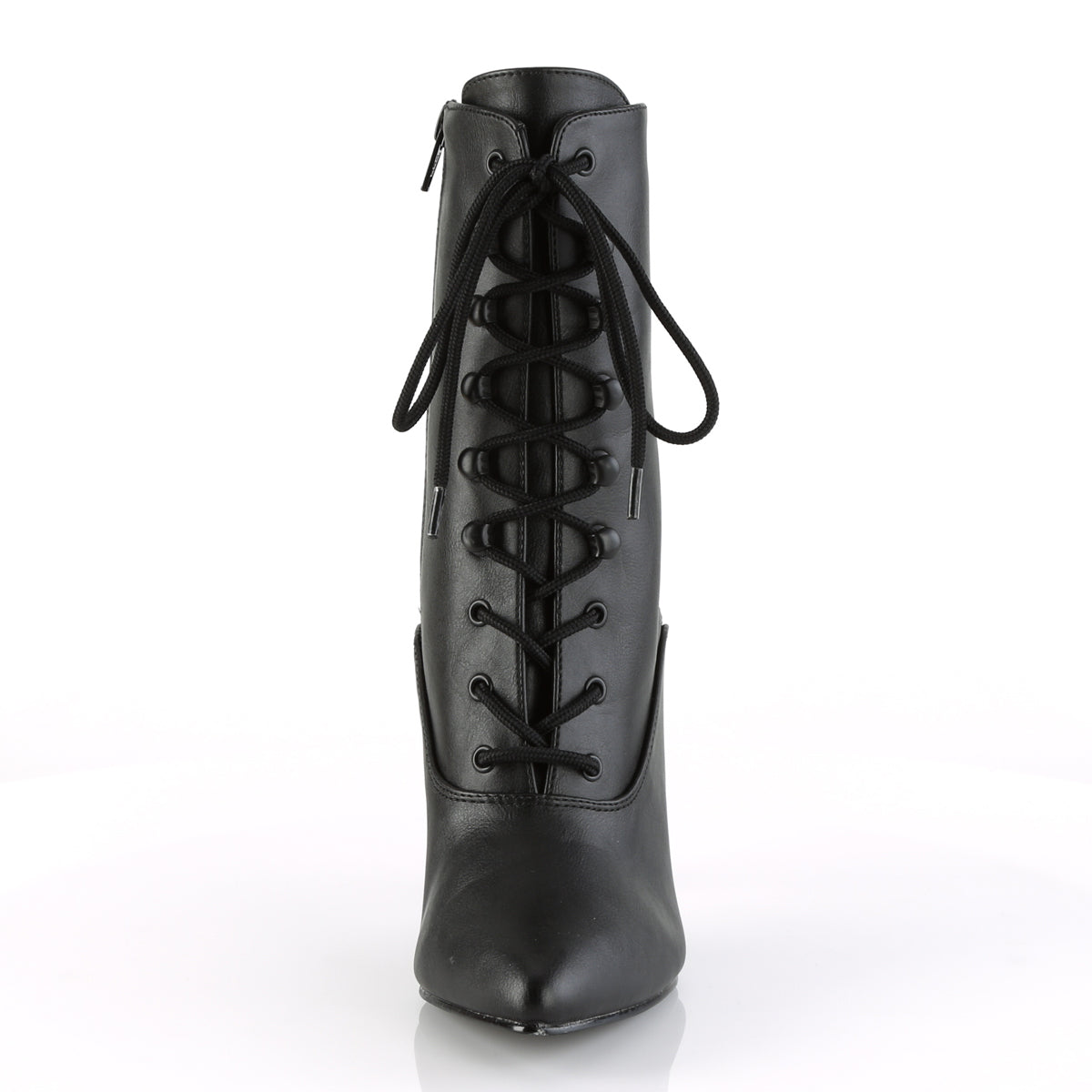 VANITY-1020 Pleaser Ankle Boots 4" Heel Black Fetish Ankle Boots