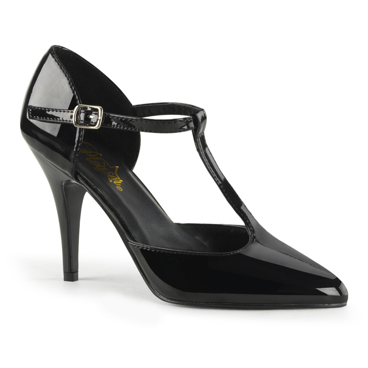 Black 4 Inch Sexy Fetish Shoes -  Pleaser VANITY-415