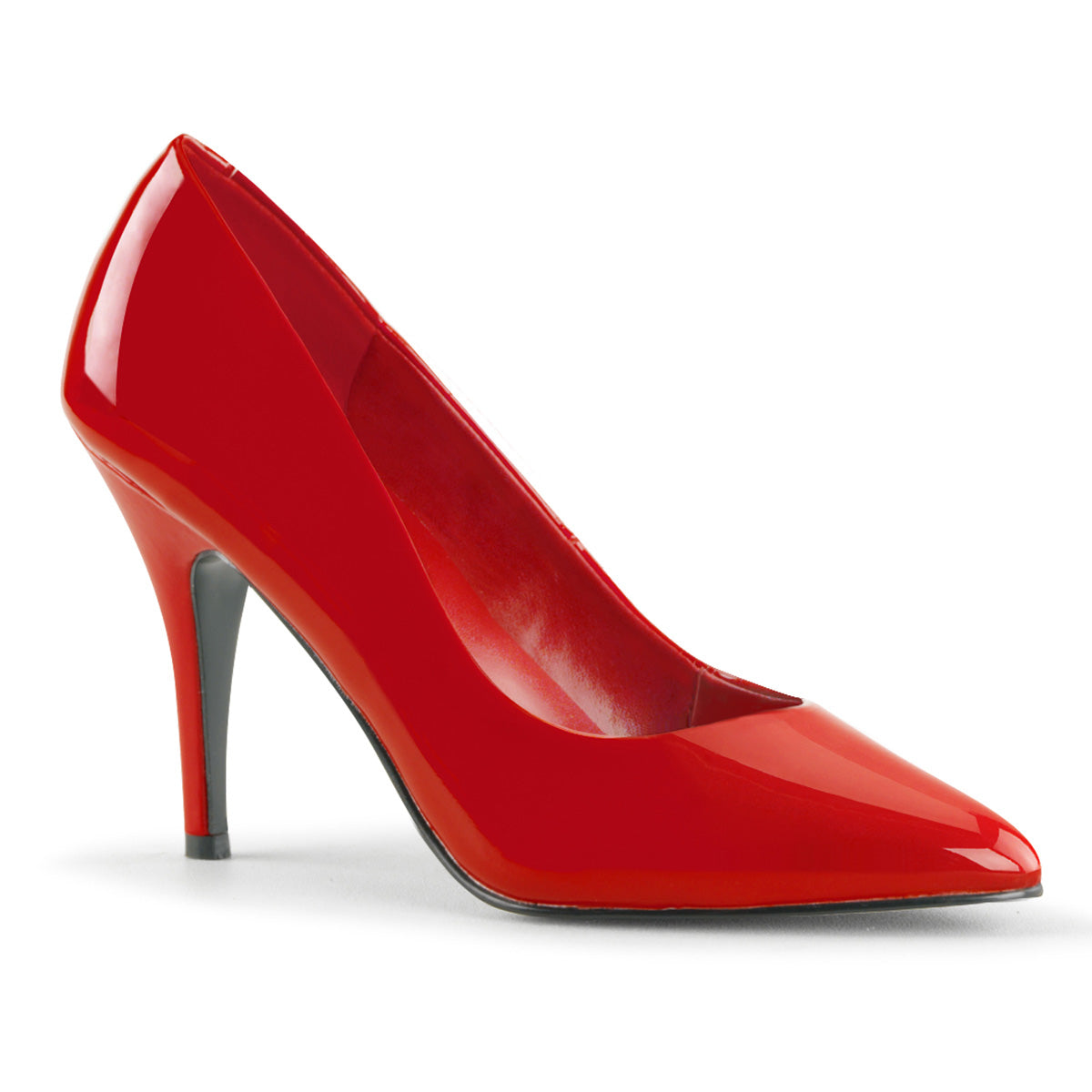 Red 4 Inch Alluring Berdoom Heels -  Pleaser VANITY-420
