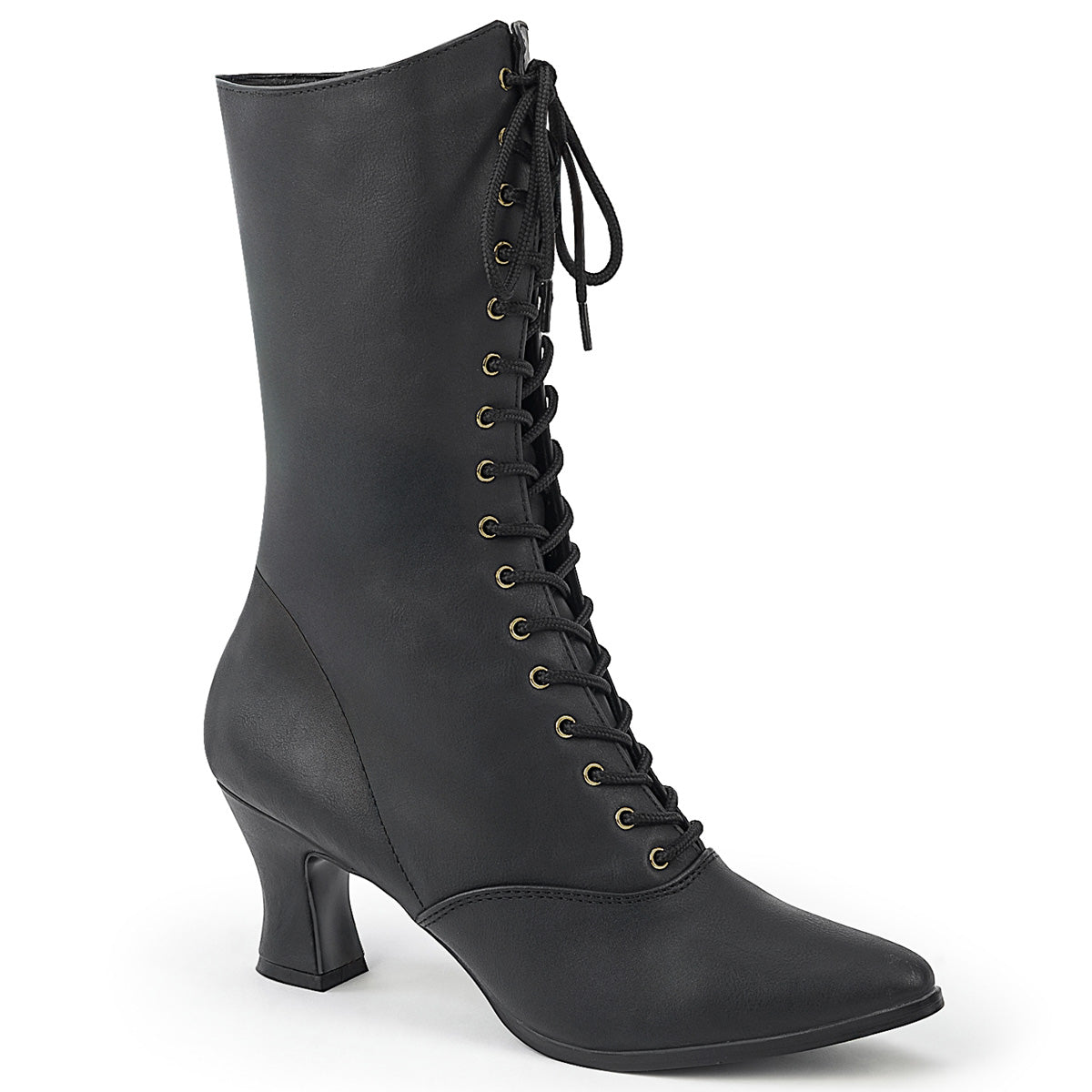 Black 2.8 Inch Fancy Dress Women's Boots -  Funtasma VICTORIAN-120