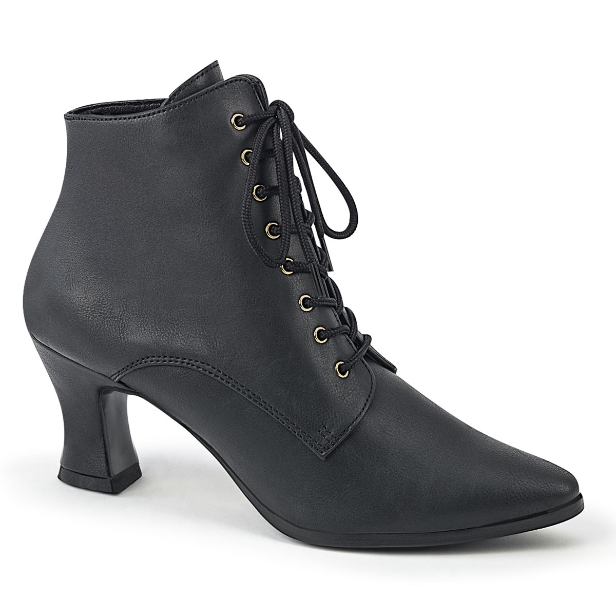 Black 2.8 Inch Fancy Dress Women's Boots -  Funtasma VICTORIAN-35