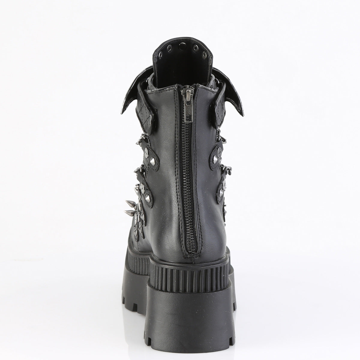 WRATH-55 Demonia Blk Vegan Leather Alternative Footwear