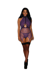 DG12923 Dreamgirl Sexy Lingerie Sheer Mesh Chemise