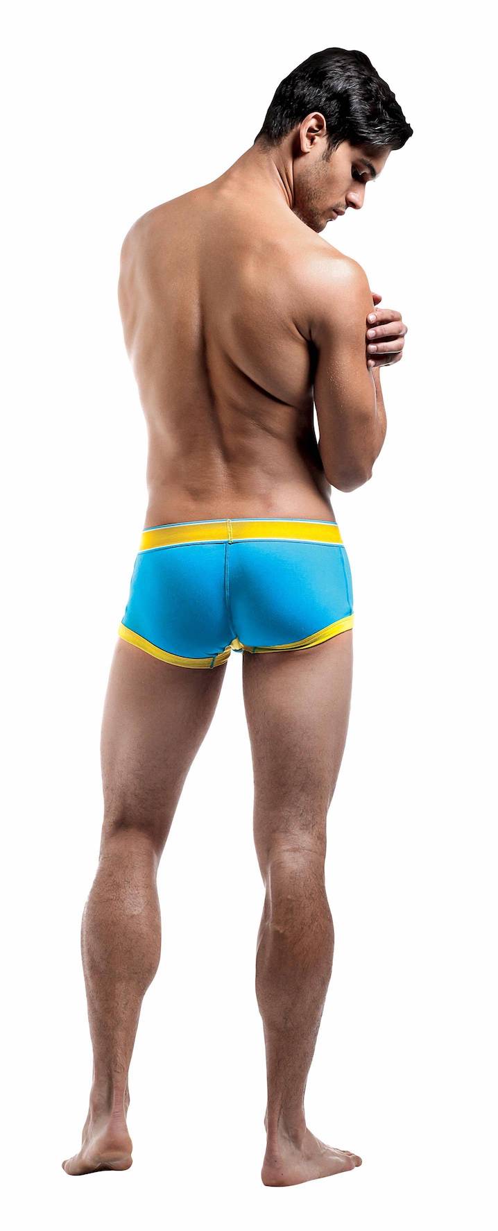 MP139221 Atacista de malepoder Mini Short - Turq/Amarillo