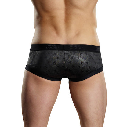 MP140206 Malepower Male Power Short With Enhancer Pouch Silver