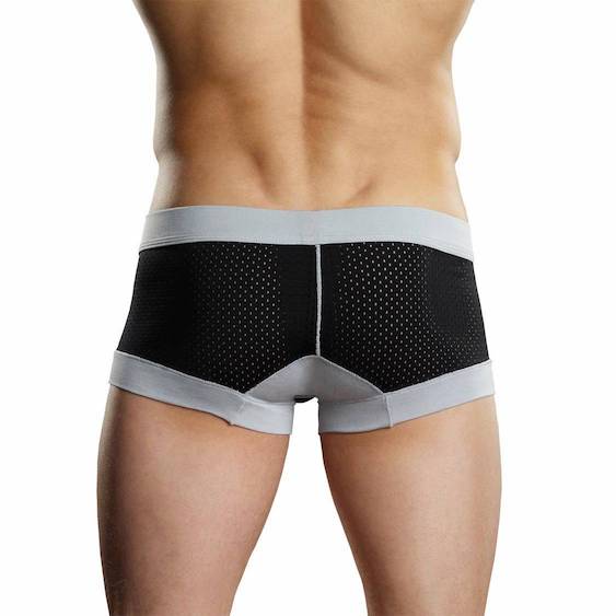 MP142202 Malepower Sport Mini Short - черный/серый
