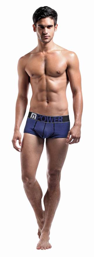 MP145215 Malepower Mini Pouch Short - Royal/Black