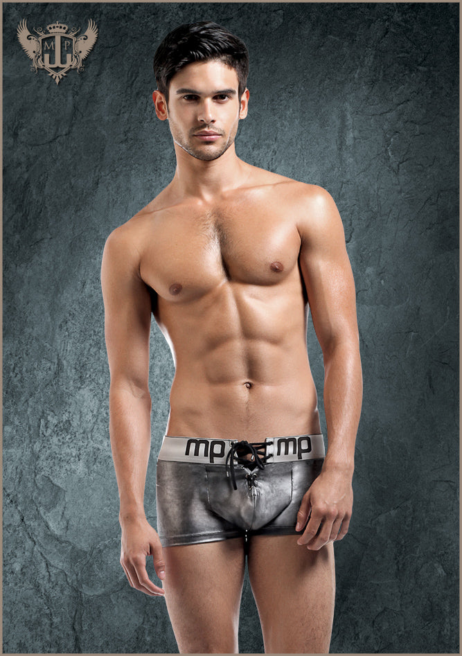 MP146217 Malepower Lace Up Short - Grey