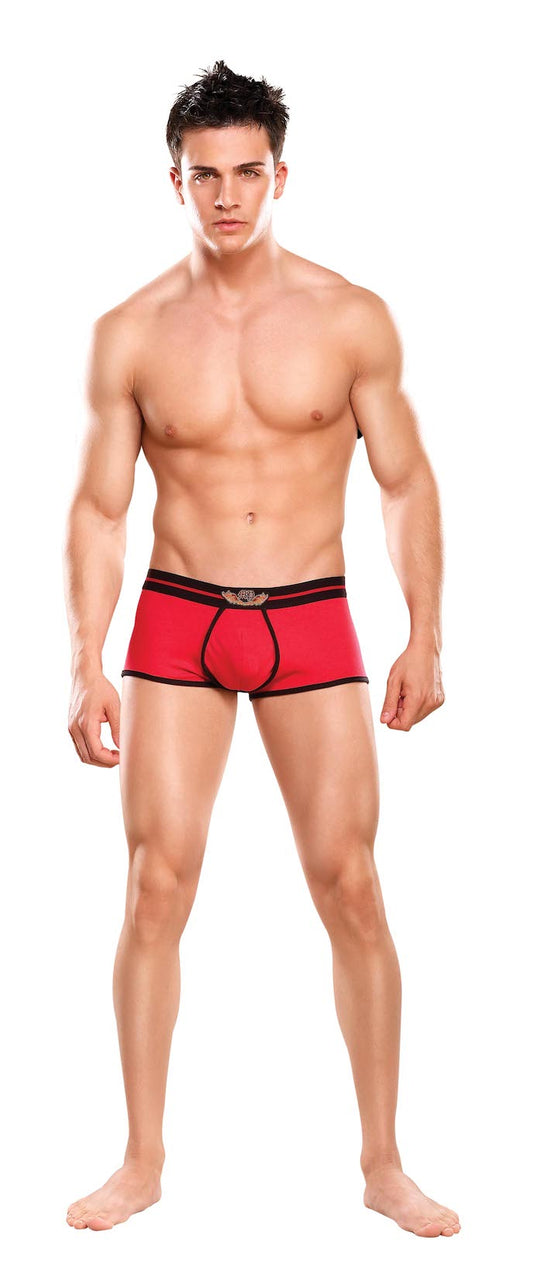 MP150054 Malepower Male Power Lo Rise Pouch Enhancer Short Red