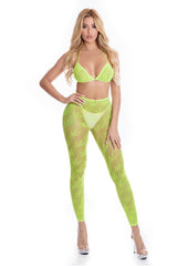 PL23082 Sexy Lingerie Bedroom Wear All About Leaf Bra Set