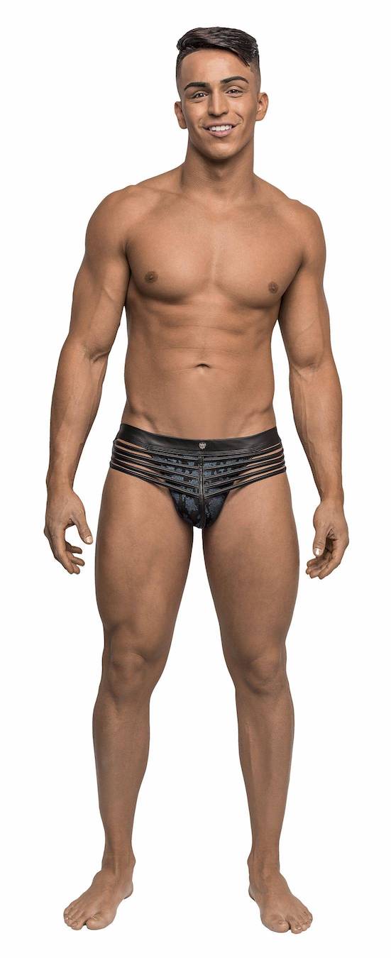 Mp347238 Malepower strappy jock - blauw/zwart
