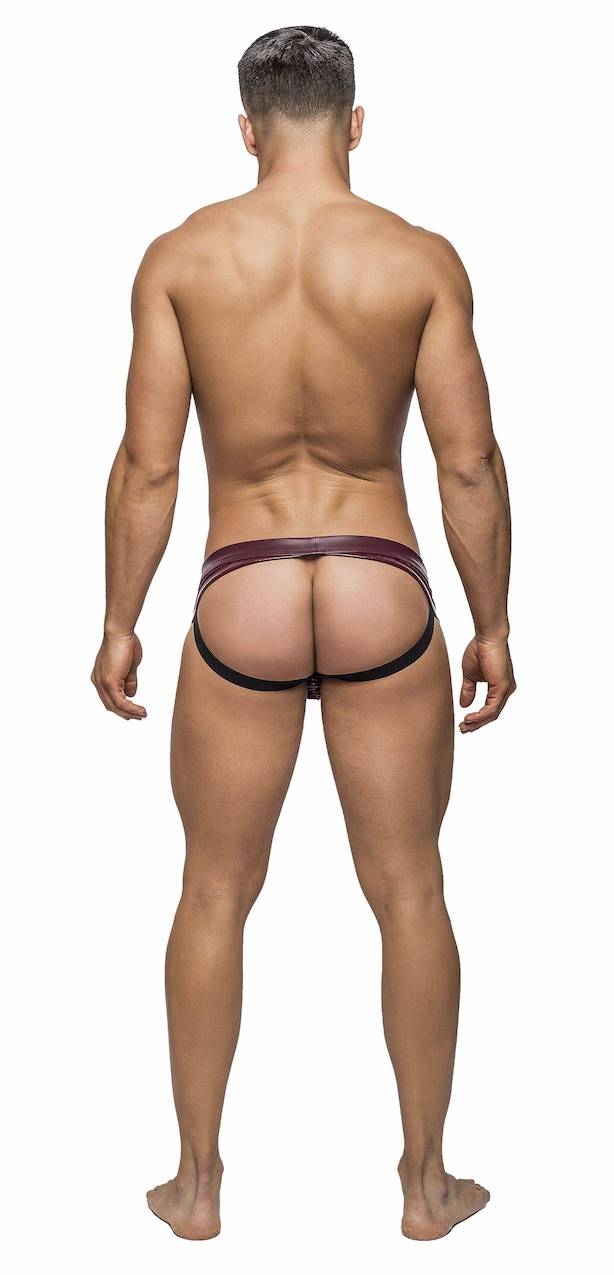 MP394242 Malepower Panel Jock - Burgundy