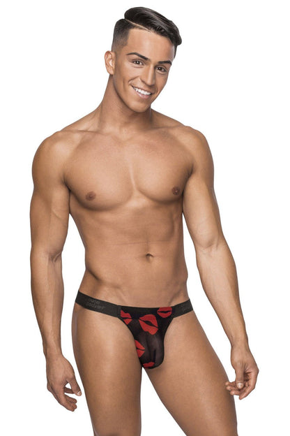 MP454232 Malepower Micro Thong V - Print