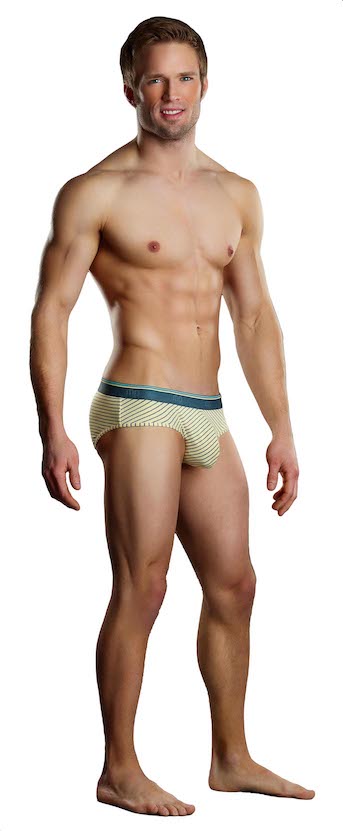 MP490208 PODER MALEPOWER PODER lo Rise Bikini amarillo/gris